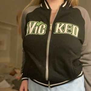 Original Broadway Wicked Merch bomber/Baseball Jacket
